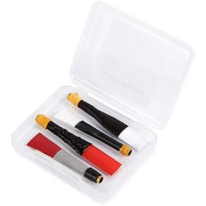 Bagpipe Practice Chanter Reeds 4 Pack Mixed Brands Frazer Warnock, G1 Reeds, Pipedreams (Ezeedrone), Trutone in Reusable Barefoot Bagpiper Case. From Scotland and Ireland Bagpipe Chanter Reeds in Kuwait