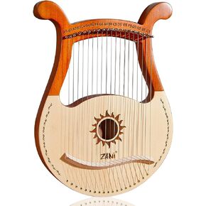 ال في بي تي اس 16 خيط معدني من هارب ليرا بتصميم كلاسيكي من الماهوجني مع حقيبة هدايا للهواة والمبتدئين (ازرق هيليو) in Kuwait