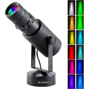 ضوء Pinspot بقدرة 20 واط مع 4 فتحات - مصباح كشاف كروي بمرآة للتحكم عن بعد - 13 في 1 مصباح كشاف RGBW فائق السطوع للحفلات، DJ، الديسكو، البار، النادي، الزفاف in Kuwait