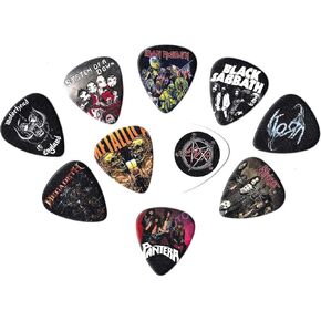 Musical Band Guitar Picks (Metal Band Artists)
