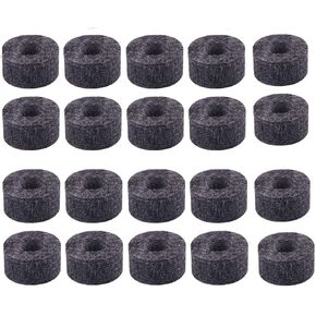 لباد الصنج 20 قطعة مجموعة طبلة ذات قابض عالي القبعة وحامل الصنج وغسالة مقاس صغير رمادي (القطر الداخلي: 10 مم) in Kuwait