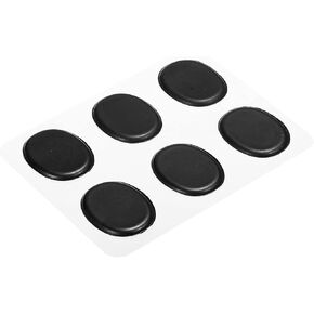 MECCANIXITY Drum Dampeners Gel Pads سيليكون طبل كاتم الصوت Drum Dampeners Moon Gels Blue 31x25x2.8mm للطبول الصنج التحكم في النغمة، حزمة من 6 in Kuwait