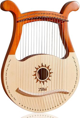 ال في بي تي اس 16 خيط معدني من هارب ليرا بتصميم كلاسيكي من الماهوجني مع حقيبة هدايا للهواة والمبتدئين (ازرق هيليو) in Kuwait