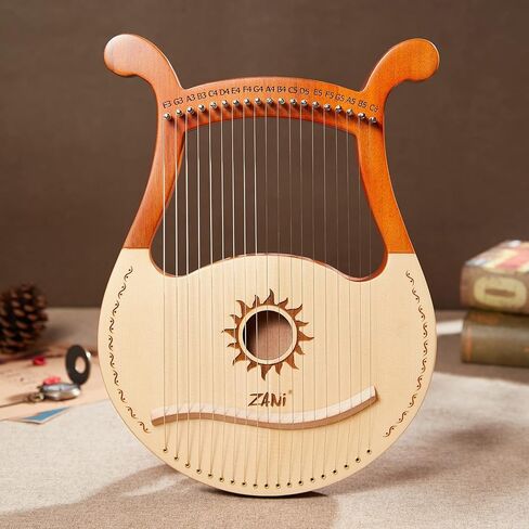 ال في بي تي اس 16 خيط معدني من هارب ليرا بتصميم كلاسيكي من الماهوجني مع حقيبة هدايا للهواة والمبتدئين (ازرق هيليو) in Kuwait