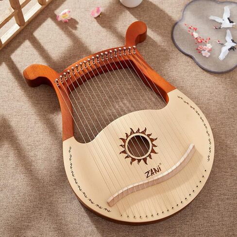 ال في بي تي اس 16 خيط معدني من هارب ليرا بتصميم كلاسيكي من الماهوجني مع حقيبة هدايا للهواة والمبتدئين (ازرق هيليو) in Kuwait