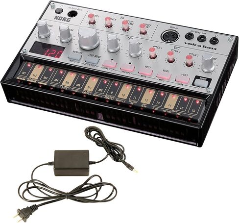 Korg Volca Bass Analogue Bass Machine Bundle w/Korg 9V600MACPP 9v 600ma Power Supply in Saudi Arabia