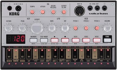 Korg Volca Bass Analogue Bass Machine Bundle w/Korg 9V600MACPP 9v 600ma Power Supply in Saudi Arabia