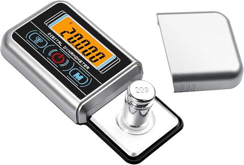 نيوتيك مقياس قوة قلم دوار احترافي 0.005 غرام/100 غرام مع شاشة LCD باضاءة خلفية لخرطوشة فونو تونيرم، غير مغناطيسي وعالي الدقة in Kuwait