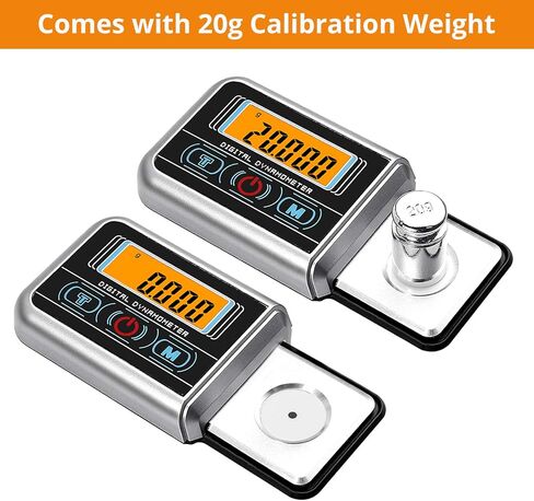 نيوتيك مقياس قوة قلم دوار احترافي 0.005 غرام/100 غرام مع شاشة LCD باضاءة خلفية لخرطوشة فونو تونيرم، غير مغناطيسي وعالي الدقة in Kuwait