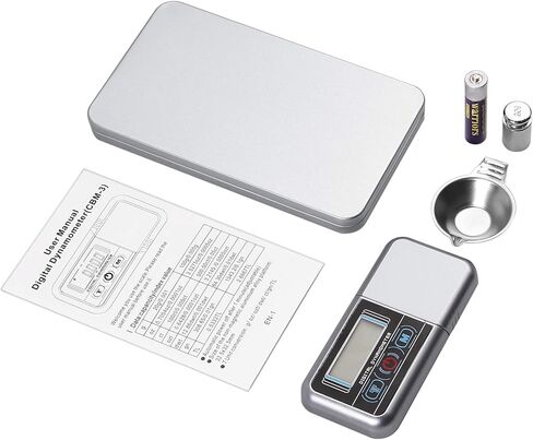 نيوتيك مقياس قوة قلم دوار احترافي 0.005 غرام/100 غرام مع شاشة LCD باضاءة خلفية لخرطوشة فونو تونيرم، غير مغناطيسي وعالي الدقة in Kuwait