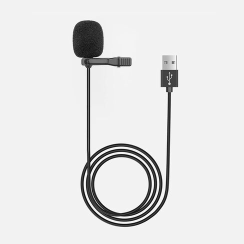مكوبلوس ميكروفون كمبيوتر ماك، توصيل وتشغيل USB، ميكروفون كمبيوتر بمشبك للتعليق على طية الصدر، ميكروفون USB لافالير لاجهزة اللابتوب والبث الصوتي والالعاب والبث المكتبي in Kuwait