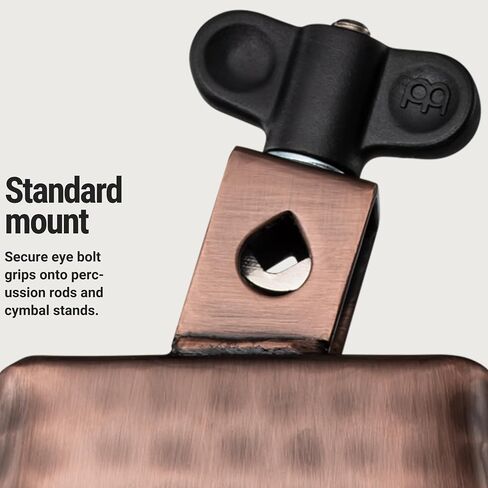 Meinl Percussion STB625HH-C 6 1/4-Inch Hand Hammered Steel Cowbell, Copper Color Finish in Saudi Arabia