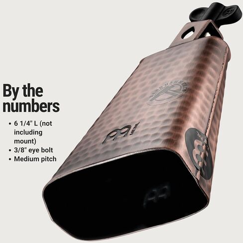 Meinl Percussion STB625HH-C 6 1/4-Inch Hand Hammered Steel Cowbell, Copper Color Finish in Saudi Arabia