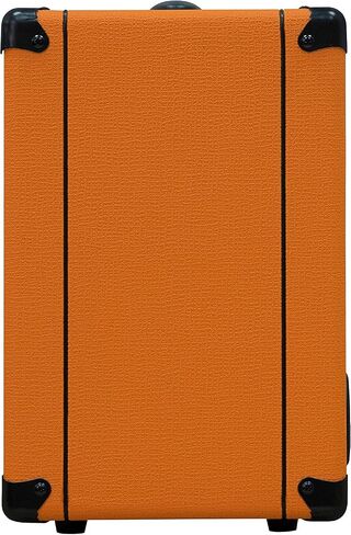 حزمة Orange Crush Bass 25 Guitar Combo Amp مع كابل أداة منسوج برتقالي بطول 10 أقدام وقماش تلميع الصوت السائل 1 × 8 بوصة 25 وات، 3 نطاقات EQ وموالف لوني متكامل in Saudi Arabia
