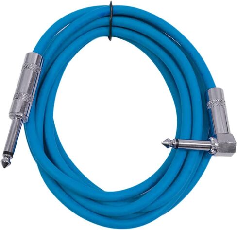 Seismic Audio Speakers Guitar Cables, Right Angle To Straight Guitar Cables, Multicolor, 10 Feet, 6 Pack in Saudi Arabia