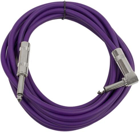 Seismic Audio Speakers Guitar Cables, Right Angle To Straight Guitar Cables, Multicolor, 10 Feet, 6 Pack in Saudi Arabia