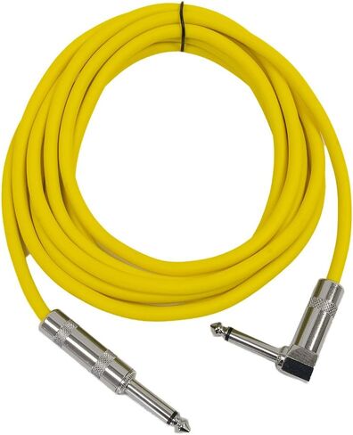 Seismic Audio Speakers Guitar Cables, Right Angle To Straight Guitar Cables, Multicolor, 10 Feet, 6 Pack in Saudi Arabia
