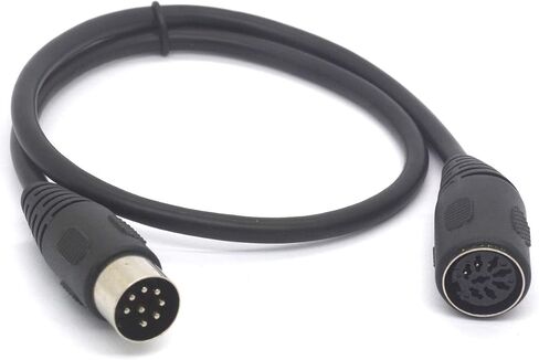 كابل تمديد PIIHUSW 8 PIN DIN MIDI ذكر إلى أنثى من أجل Bang & Olufsen B&O Powerlink Ect Musical Insturement (50 سم) in Saudi Arabia