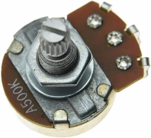 Dopro 5pcs Audio Guitar Pots Tone 250K Electric Guitar Large Pots 24mm Base with Short Split Shaft Guitar Potentiometer A250K in Saudi Arabia