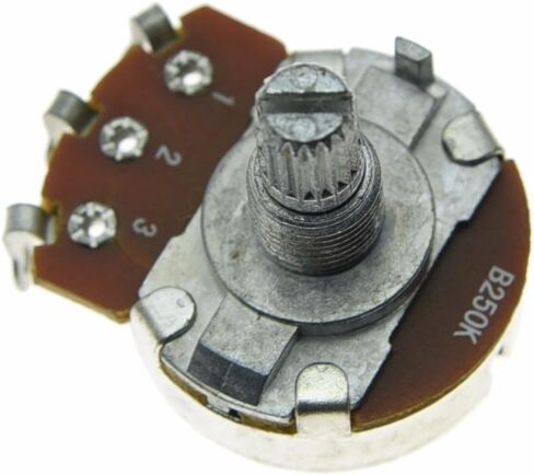 Dopro 5pcs Audio Guitar Pots Tone 250K Electric Guitar Large Pots 24mm Base with Short Split Shaft Guitar Potentiometer A250K in Saudi Arabia