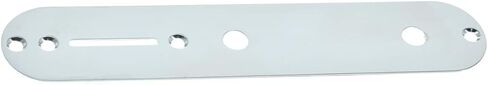 Dopro Tele Guitar Control Plate with 25/64" Diameter Pot Holes for Telecaster Guitar with CTS Pots Chrome in Saudi Arabia