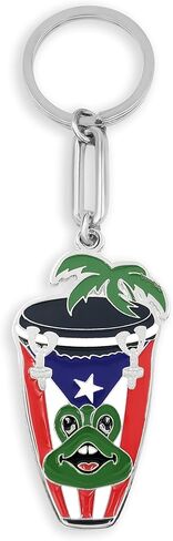 flagsandsouvenirs Puerto Rico Flag Conga Keychain Bandera de Puerto Rico Conga Llavero in Saudi Arabia