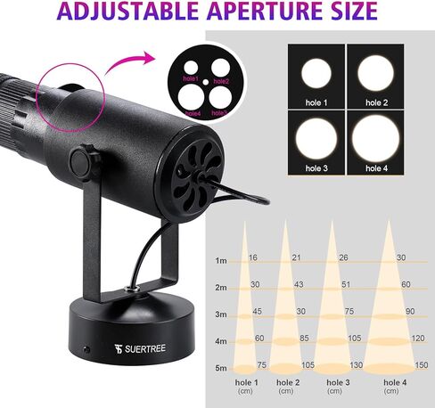 ضوء Pinspot بقدرة 20 واط مع 4 فتحات - مصباح كشاف كروي بمرآة للتحكم عن بعد - 13 في 1 مصباح كشاف RGBW فائق السطوع للحفلات، DJ، الديسكو، البار، النادي، الزفاف in Kuwait