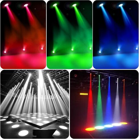 ضوء Pinspot بقدرة 20 واط مع 4 فتحات - مصباح كشاف كروي بمرآة للتحكم عن بعد - 13 في 1 مصباح كشاف RGBW فائق السطوع للحفلات، DJ، الديسكو، البار، النادي، الزفاف in Kuwait