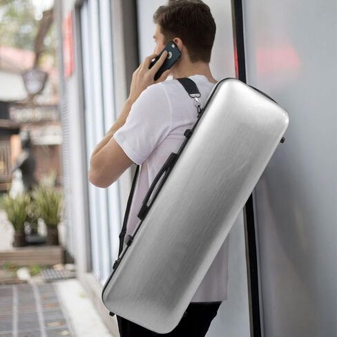 حافظة لجهاز AKAI Professional EWI 5000/4000S & Roland ae-10، حقيبة كبيرة لآلات النفخ الإلكترونية، حماية مثالية، ملحقات أدوات النفخ الإلكترونية للتخزين (أسود) in Kuwait