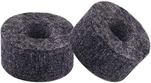 لباد الصنج 20 قطعة مجموعة طبلة ذات قابض عالي القبعة وحامل الصنج وغسالة مقاس صغير رمادي (القطر الداخلي: 10 مم) in Kuwait