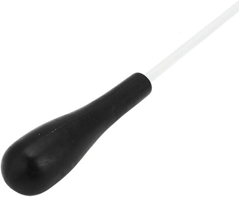 BQLZR سلك فضي فايبر زجاج الموسيقى موصل أوركسترا تشورال باتون مقبض أسود ABS مجموعة من 10 in Kuwait