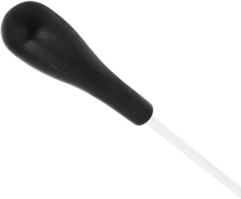 BQLZR سلك فضي فايبر زجاج الموسيقى موصل أوركسترا تشورال باتون مقبض أسود ABS مجموعة من 10 in Kuwait