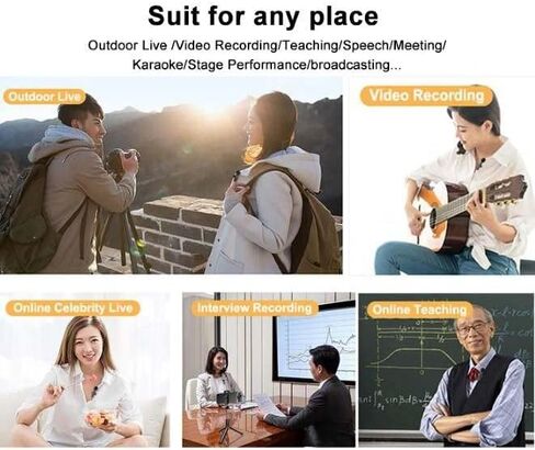 طية صدر ميكروفون لافالير لاسلكي احترافي لاجهزة اندرويد والتابلت بمنفذ USB-C - توصيل وتشغيل ميكروفون 2.4GHz لتسجيل الصوت والفيديو اثناء التنقل لليوتيوب وفيسبوك وتيك توك وفلوج والافلام القصيرة (اندرويد) in Kuwait