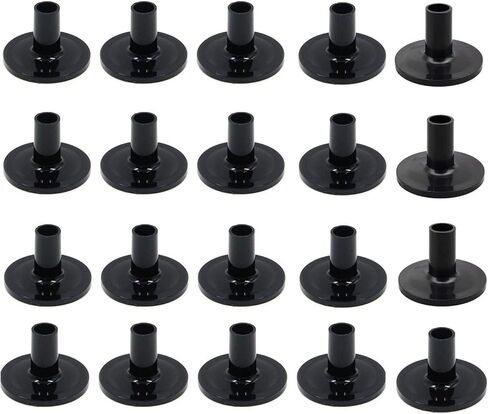 أكمام واقفة من الصنج، 20 قطعة من إكسسوارات الطبلة البلاستيكية ذات الأكمام المصنوعة من اللباد باللون الأسود in Kuwait