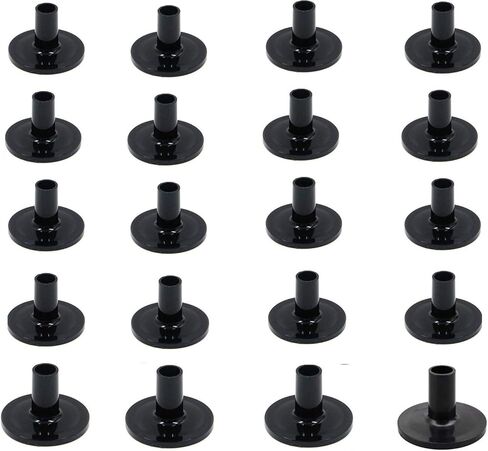 أكمام واقفة من الصنج، 20 قطعة من إكسسوارات الطبلة البلاستيكية ذات الأكمام المصنوعة من اللباد باللون الأسود in Kuwait