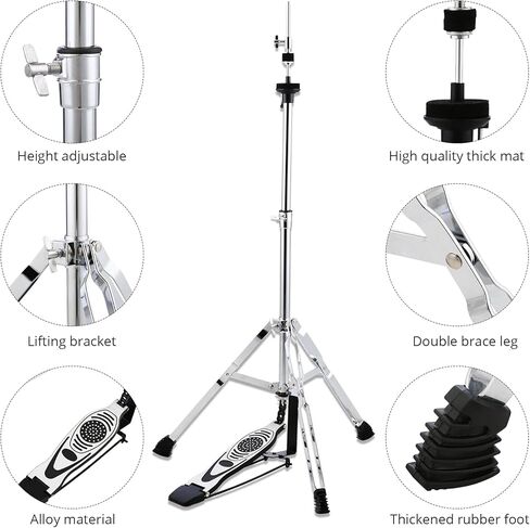 حامل قبعة عالي الجودة، حامل قبعة الصنوغ، حامل قبعة مرتفع مع دواسة ناعمة، قبعة رياضية عالية تناسب 33 سم 14 بوصة 15 بوصة 16 بوصة الصنج in Kuwait