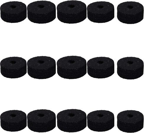 استبدال غسالة اللباد الدائري الناعم باللون الأسود Cy/mb، مناسب لـ 15 مجموعة من الطبول (1.57 بوصة) in Kuwait