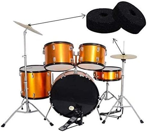 استبدال غسالة اللباد الدائري الناعم باللون الأسود Cy/mb، مناسب لـ 15 مجموعة من الطبول (1.57 بوصة) in Kuwait