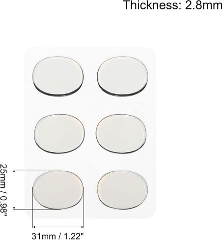 MECCANIXITY Drum Dampeners Gel Pads Silicone Drum Silencers Drum Dampeners Moon Gels Black 31x25x2.8mm for Drums Cymbals Tone Control Pack of 6 in Kuwait
