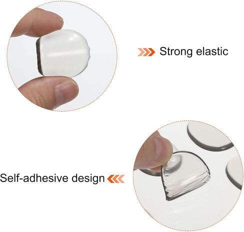 MECCANIXITY Drum Dampeners Gel Pads Silicone Drum Silencers Drum Dampeners Moon Gels Black 31x25x2.8mm for Drums Cymbals Tone Control Pack of 6 in Kuwait