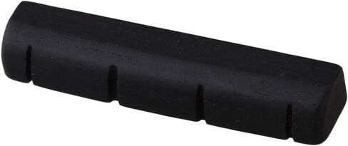 Yibuy خشب الأبنوس الأسود 53x3x7 مللي متر سرج و 35x5x7 مللي متر مجموعات الجوز ل 4 سلسلة القيثارة جيتار مجموعة من 5 in Kuwait