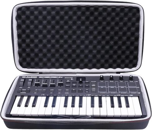 جراب LTGEM صلب لجهاز M-Audio Oxygen Pro Mini - 32 مفتاح USB MIDI لوحة مفاتيح in Saudi Arabia