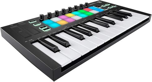 نوفيشن مجموعة كيبورد ميدي ميني MK3 25 من لانشكي مع دواسة دعم وموزع USB 3.0 بـ4 منافذ (3 عناصر) in Kuwait