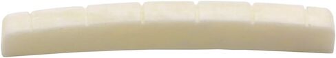 6 String Electric Guitar Nut Flat Bottom Slotted Bone Nuts for Guitar Replacement Parts Accessories (42x3.5x4.5/3.5mm) in Saudi Arabia