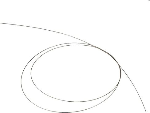 Yibuy 1m 13# Silver Color Piano Music Wire Musical Instruments Accessories and Parts for Replacement of Broken Strings in Saudi Arabia