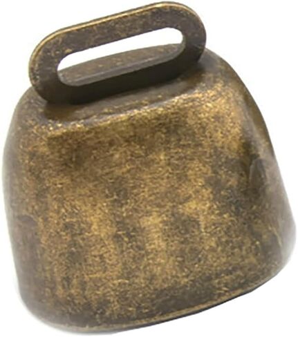 2 Pack Small Brass Bell,Cow Horse Sheep Grazing Copper Bells,Cattle Farm Animal Loud Bronze Bell,Pet Anti-Theft Accessories Bell, New Years, Wedding Bells & Chimes Percussion Musical Instruments in Kuwait