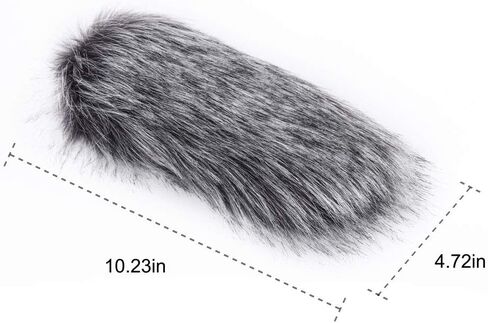 comica CVM-MF2 Outdoor Microphone Furry Windscreen Muff Professional Wind Cover Compatible with CVM-V30 LITE Shotgun Video Microphone in Saudi Arabia