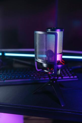 تشيري قناع فلتر من يو ام بوب لميكروفون تشيري UM سلسلة 3.0 6.0 9.0 مقبض قابل للتعديل للبودكاست المخصص أو البث أو الألعاب أو إعداد المكتب. in Saudi Arabia