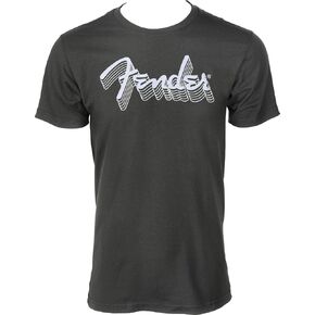 Fender Reflective Logo T-Shirt, Charcoal, XL in Saudi Arabia