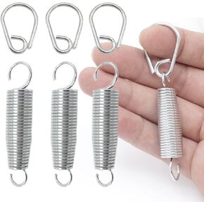 2pcs Metal Bass Drum Pedal Spring, Standard Replacement Kick Pedal Springs, Bass Drum Beater Spring, Galvanized Finish Kick Drum Pedal Spring, Percussion Instrument Hardware Parts in Saudi Arabia